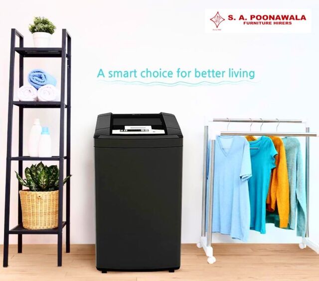 Clean clothes at the touch of a button. Give your laundry routine a makeover.
.
.
Rent your washing machine now, @_sapoonawala 
.
.
#sapoonawala #washingmachine #appliancesrentals #appliancerental #furniturerental #fullyautomaticwashingmachine #washingmachinerental #rent #rental #hire